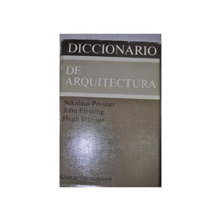 Diccionario de arquitectura